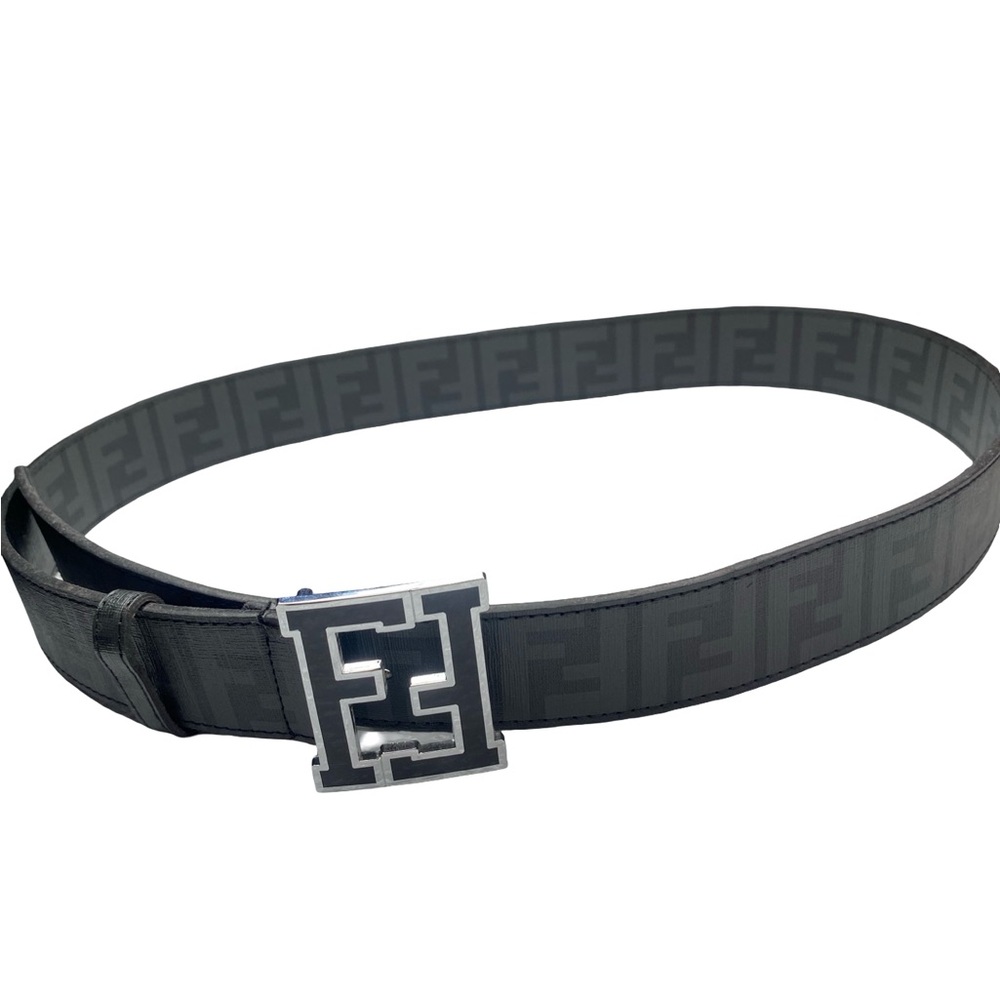 Fendi Men’s Black Logo Belt